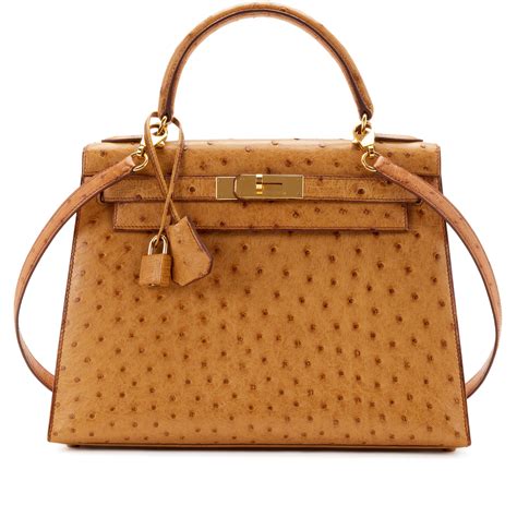 Hermes Kelly Ostrich 